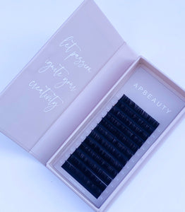 0.05 (D curl) Easy Fanning Lashes - Single Length